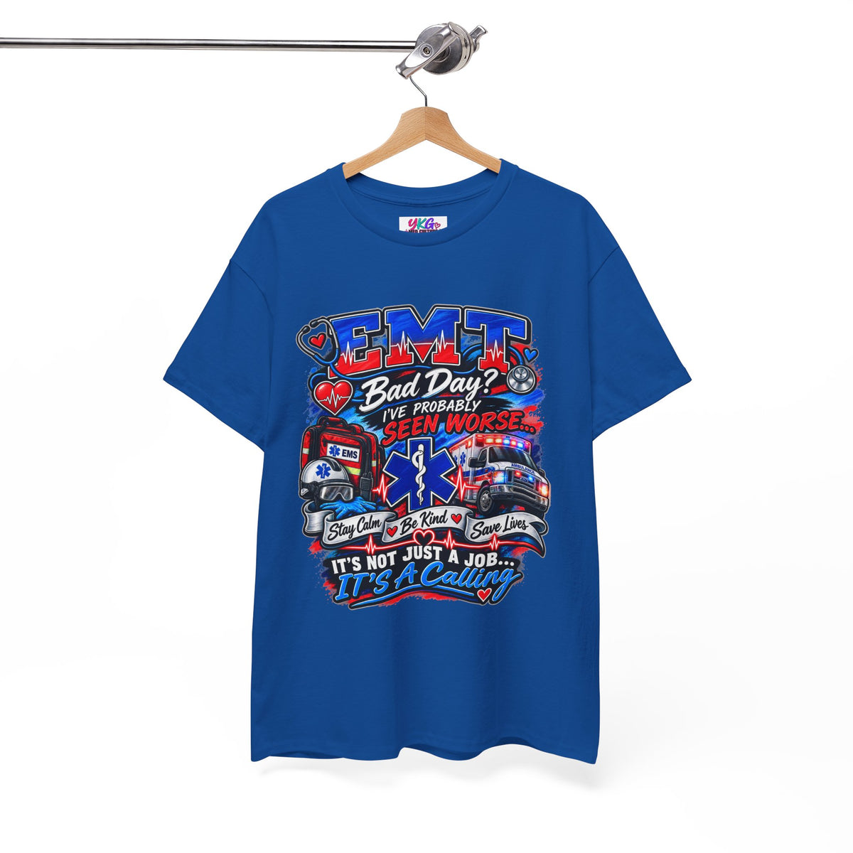 EMT Rescue Tee - "Bad Day? I've Probably Seen Worse" Paramedic Shirt