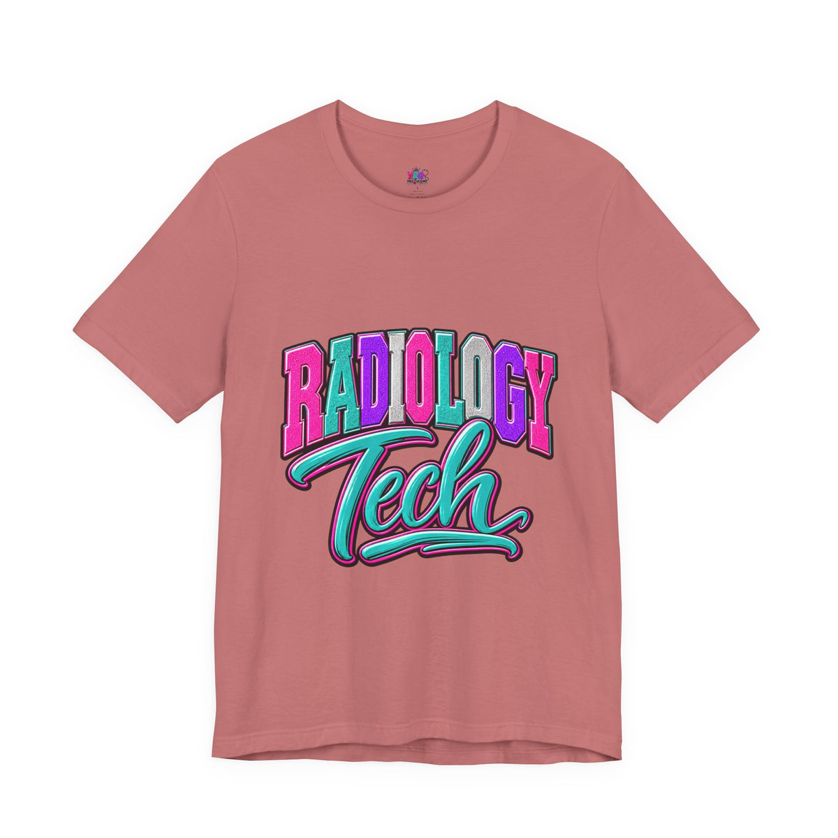 Radiology Tech T‑Shirt — Retro Neon Radiologic Technologist Tee