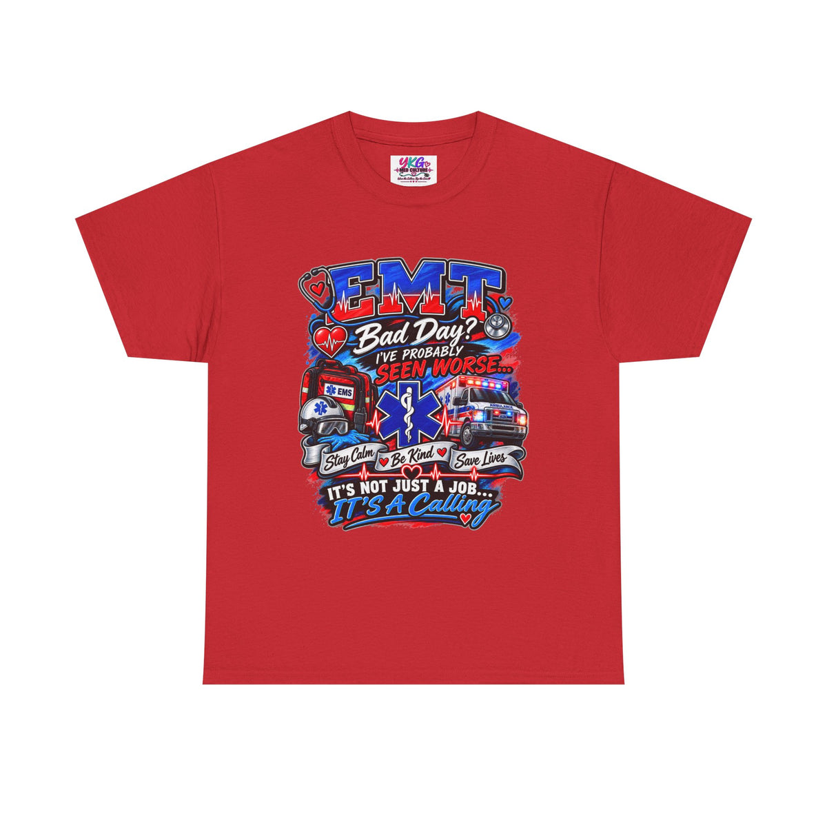 EMT Rescue Tee - "Bad Day? I've Probably Seen Worse" Paramedic Shirt