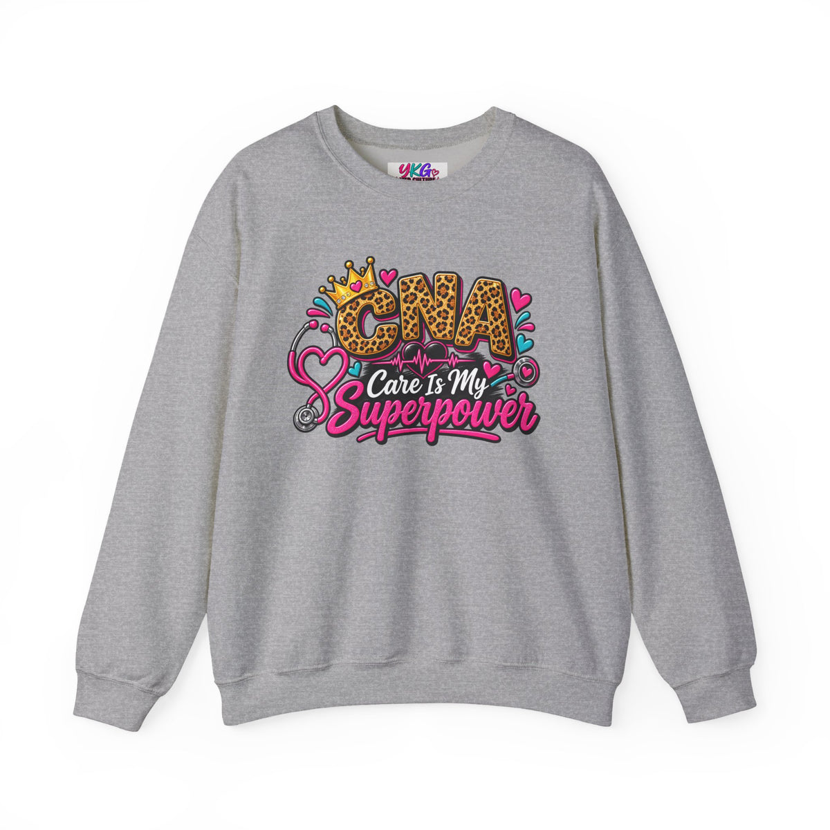 CNA Care Is My Superpower Crewneck Sweatshirt