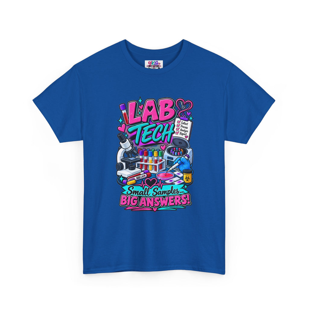 Lab Tech T-Shirt — “Lab Tech: Small Samples, Big Answers” Graphic Tee
