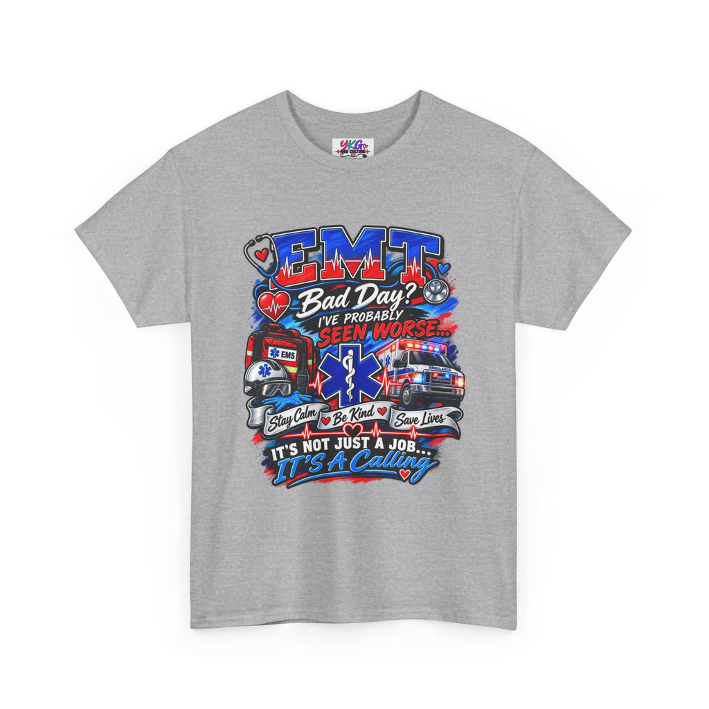 EMT Rescue Tee - "Bad Day? I've Probably Seen Worse" Paramedic Shirt