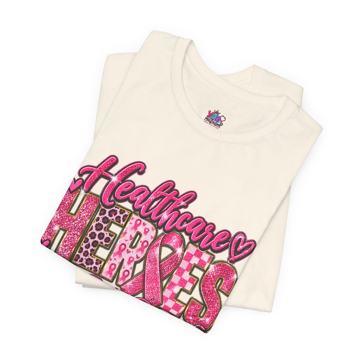 Breast Cancer Awareness Healthcare Heroes Tee — "Together We Fight" Pink Ribbon Shirt