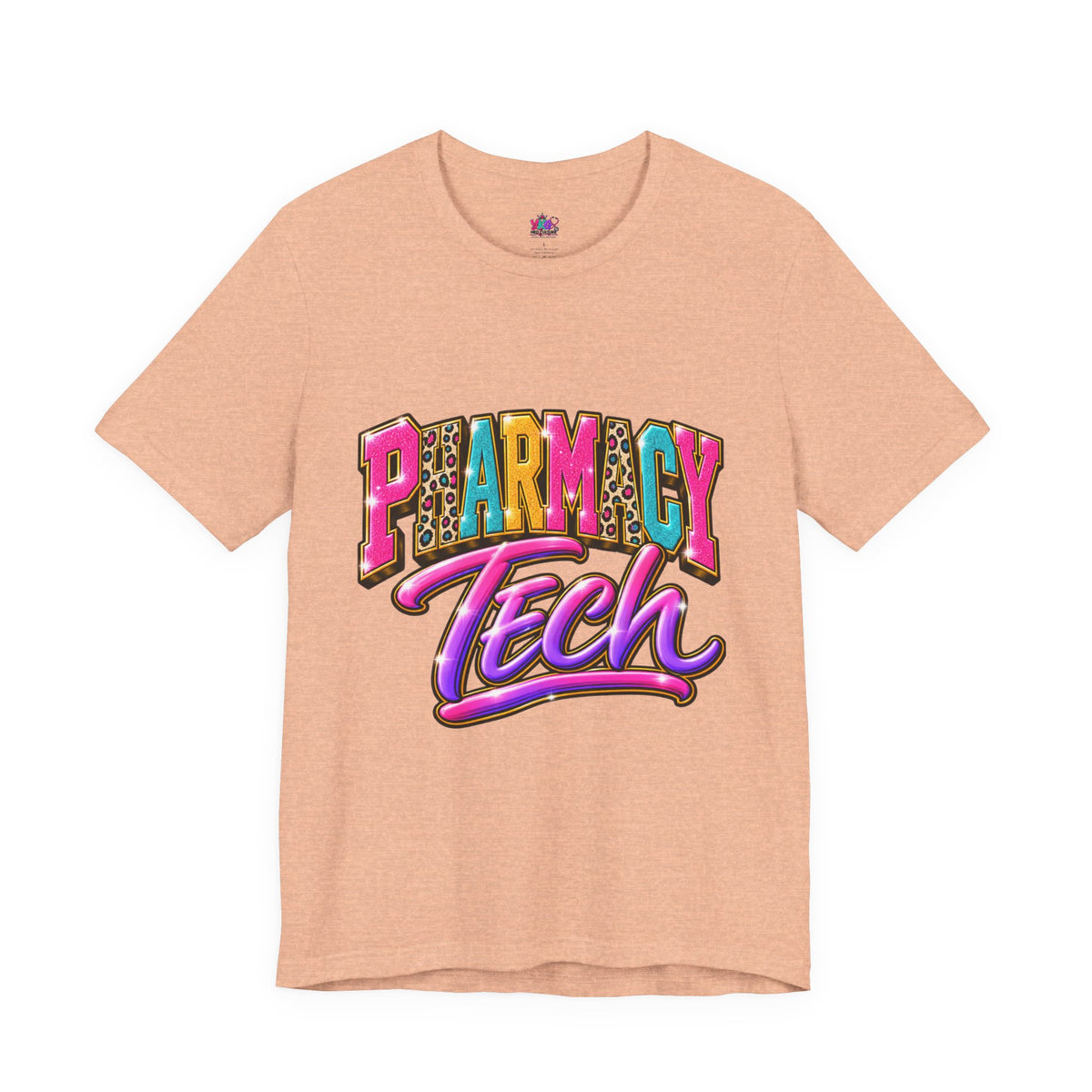Pharmacy Tech Colorful Graphic Tee