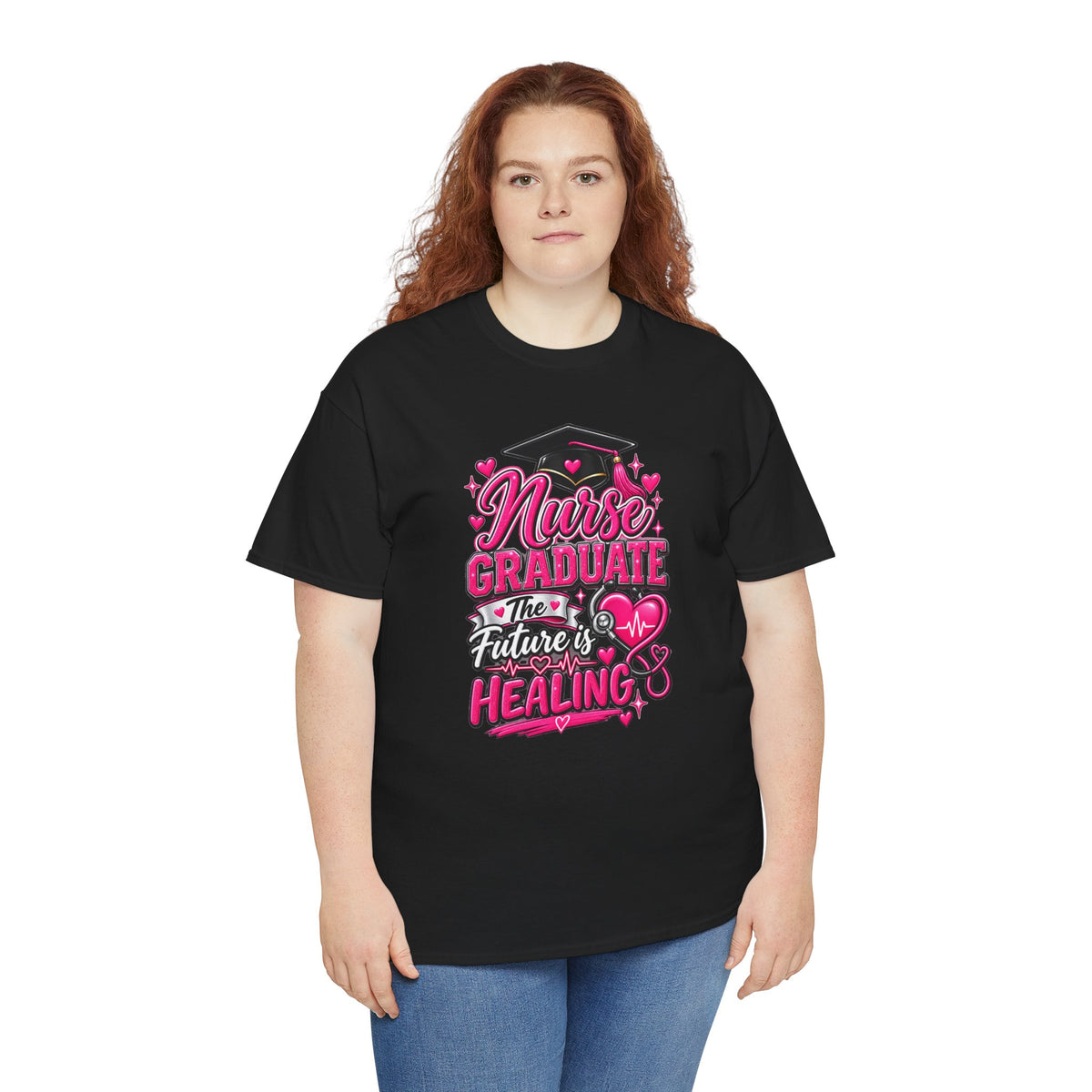 Nurse Graduate Tee – “The Future’s Healing” Graduation Nurse Shirt