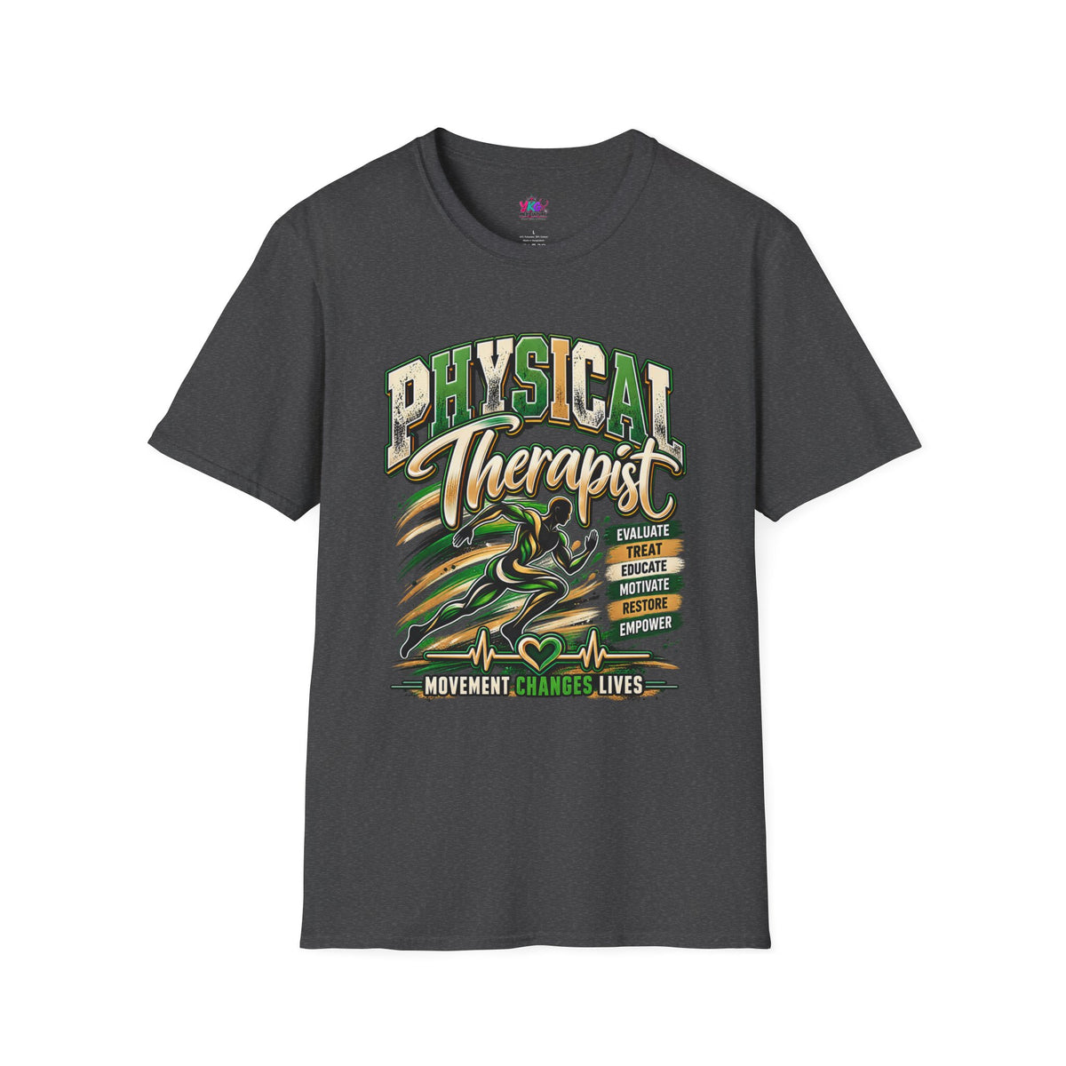 Physical Therapist T-Shirt — Proud PT Graphic Tee (Educate, Treat, Empower)