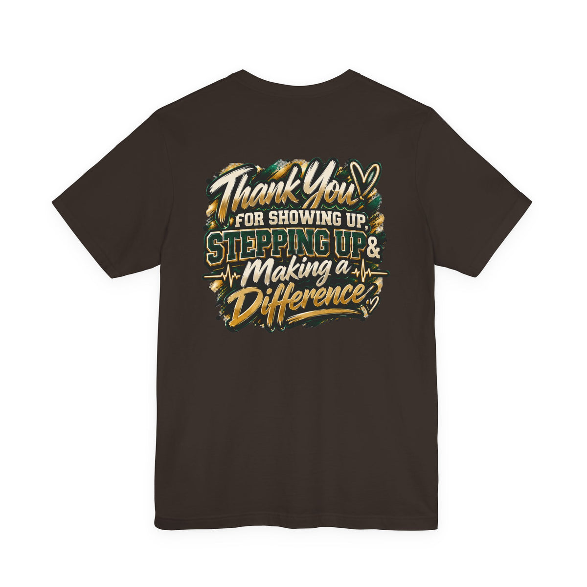 MA Squad 'Built Different' T‑Shirt — Thank You For Showing Up Graphic Tee