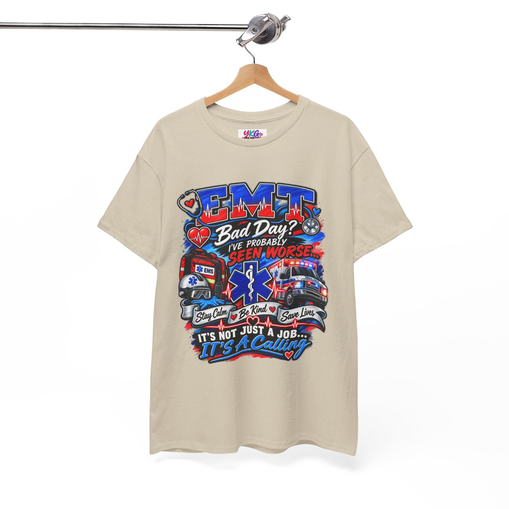 EMT Rescue Tee - "Bad Day? I've Probably Seen Worse" Paramedic Shirt