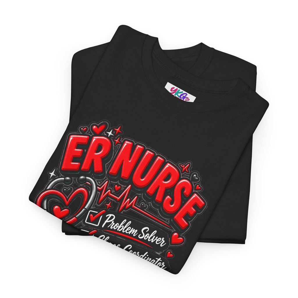 ER Nurse T-Shirt — "All Day Every Day" Proud Emergency RN Graphic Tee