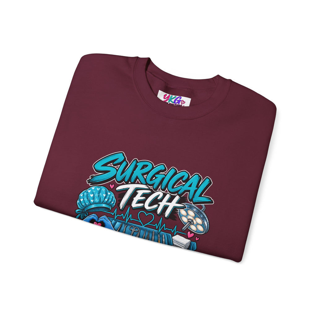 Surgical Tech Crewneck Sweatshirt – Proud Surgical Technician Graphic Sweater