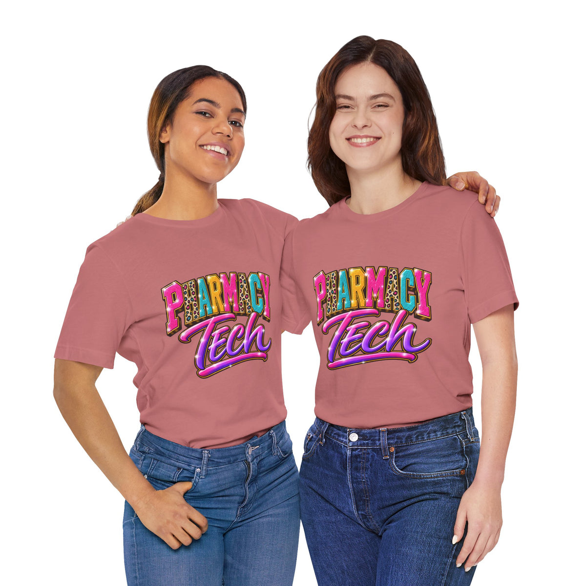 Pharmacy Tech Colorful Graphic Tee