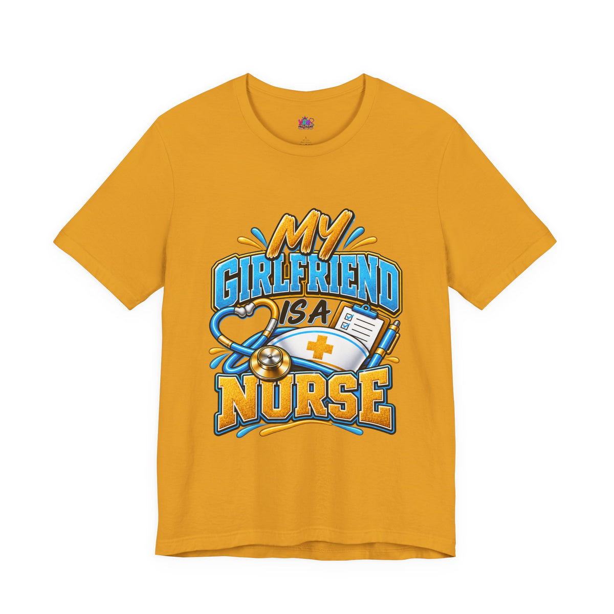 My Girlfriend Is A Nurse T-Shirt — “Basically WebMD With Better Credentials” Graphic Tee
