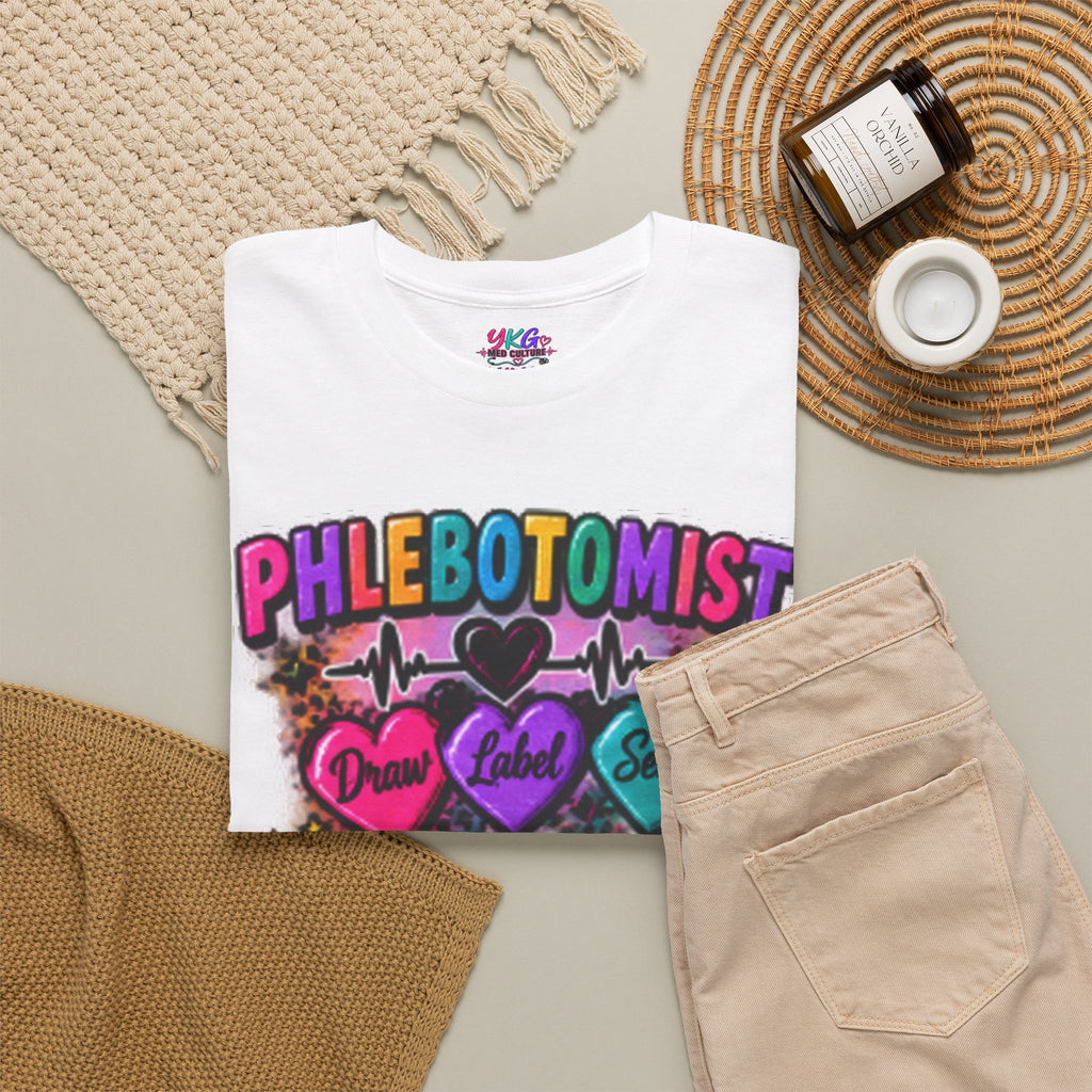 Phlebotomist Make a Difference Tee — Heartbeat & ‘Dream Love Send’ Graphic Shirt