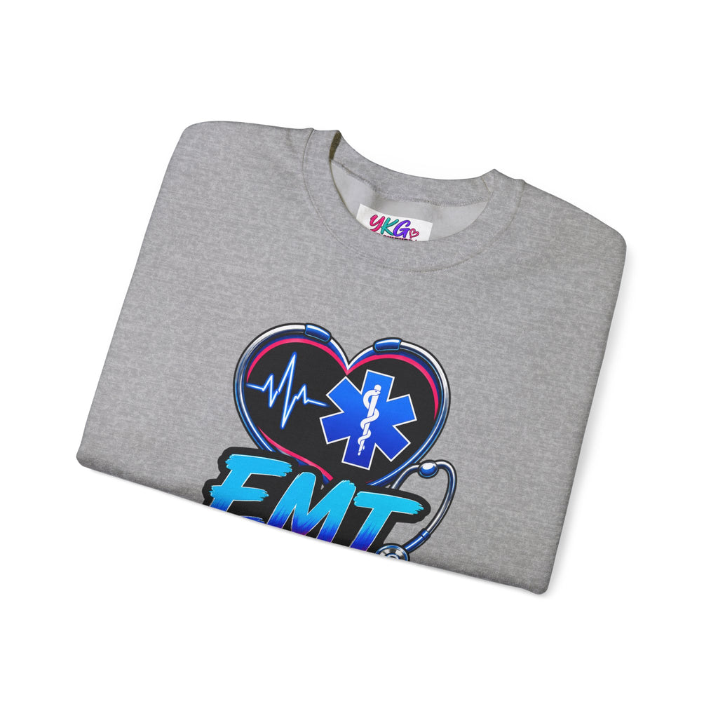 EMT Crewneck Sweatshirt — "Trained • Prepared • Ready to Respond" Paramedic Pullover