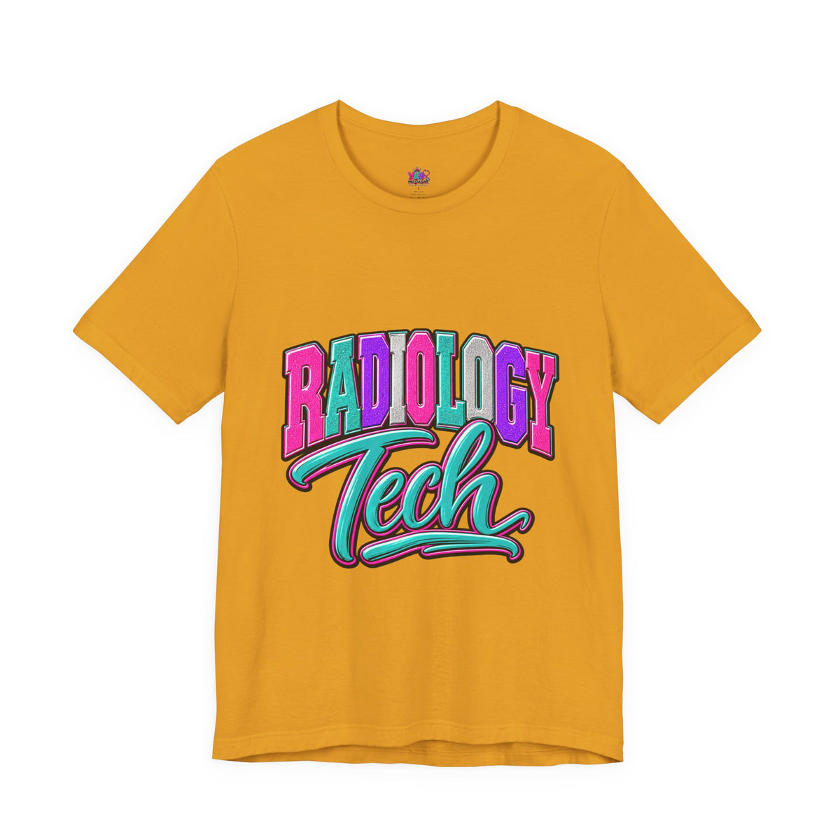 Radiology Tech T‑Shirt — Retro Neon Radiologic Technologist Tee