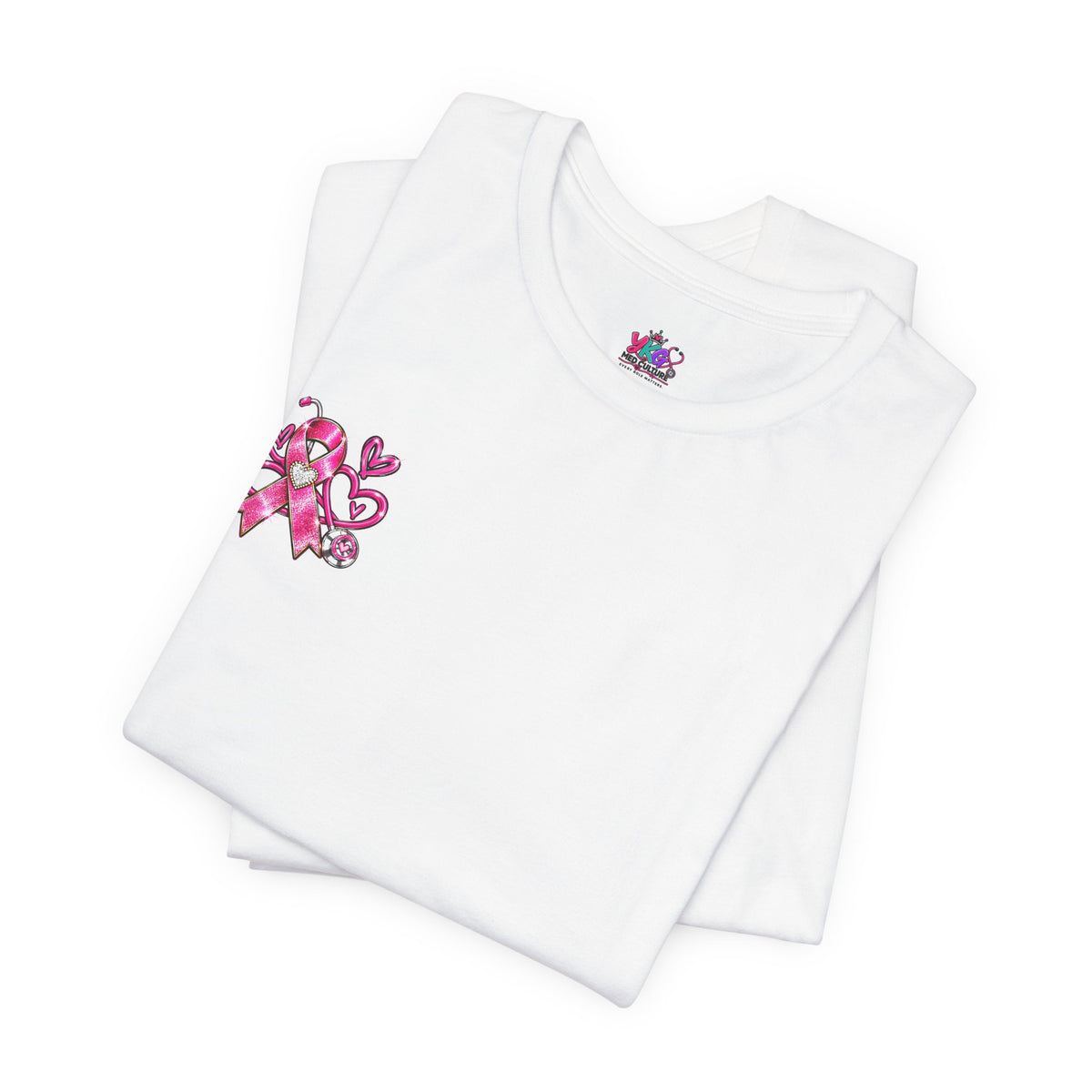 Hope Looks Good On Healthcare Workers T-Shirt — Breast Cancer Awareness Healthcare Tee