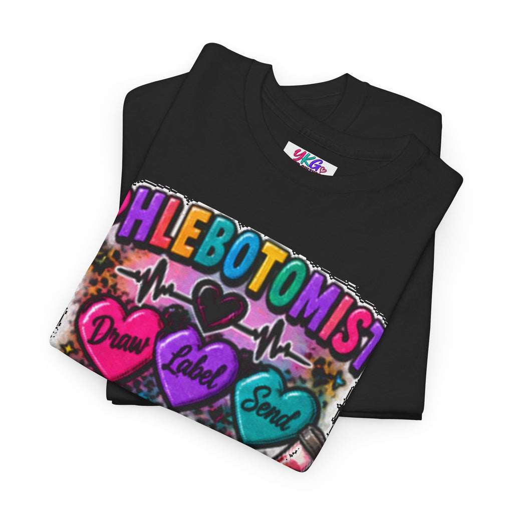Phlebotomist Make a Difference Tee — Heartbeat & ‘Dream Love Send’ Graphic Shirt