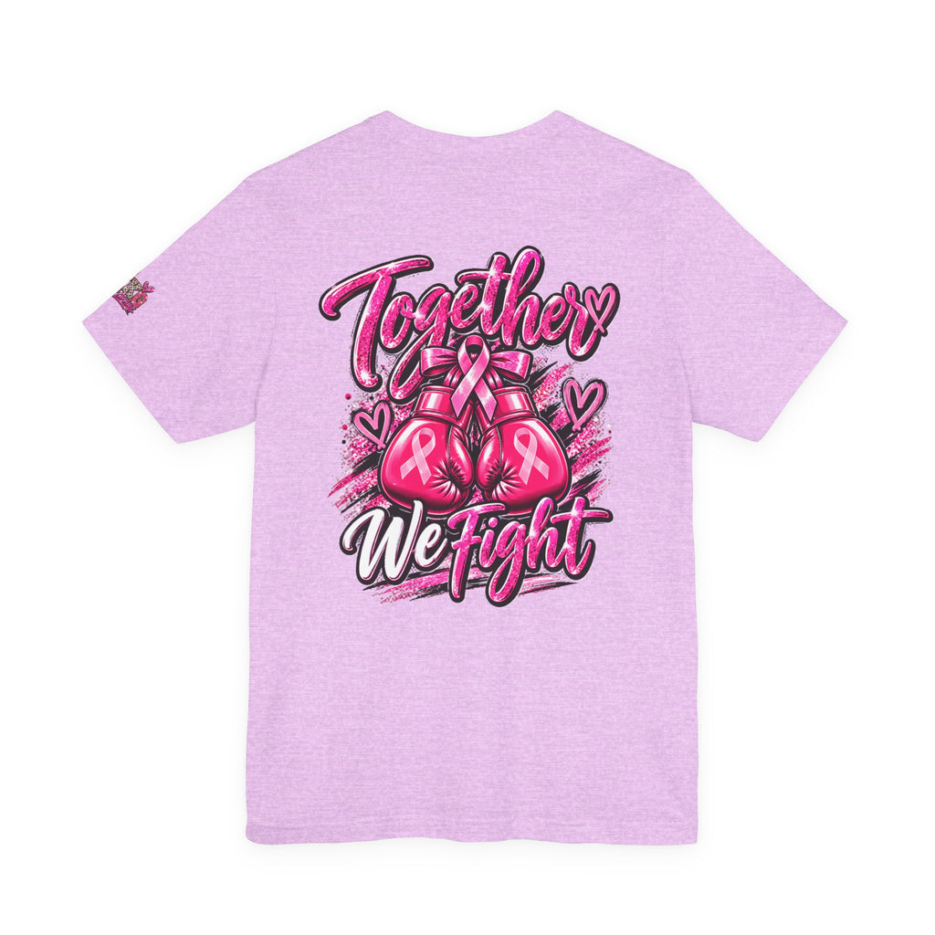 Breast Cancer Awareness Healthcare Heroes Tee — "Together We Fight" Pink Ribbon Shirt