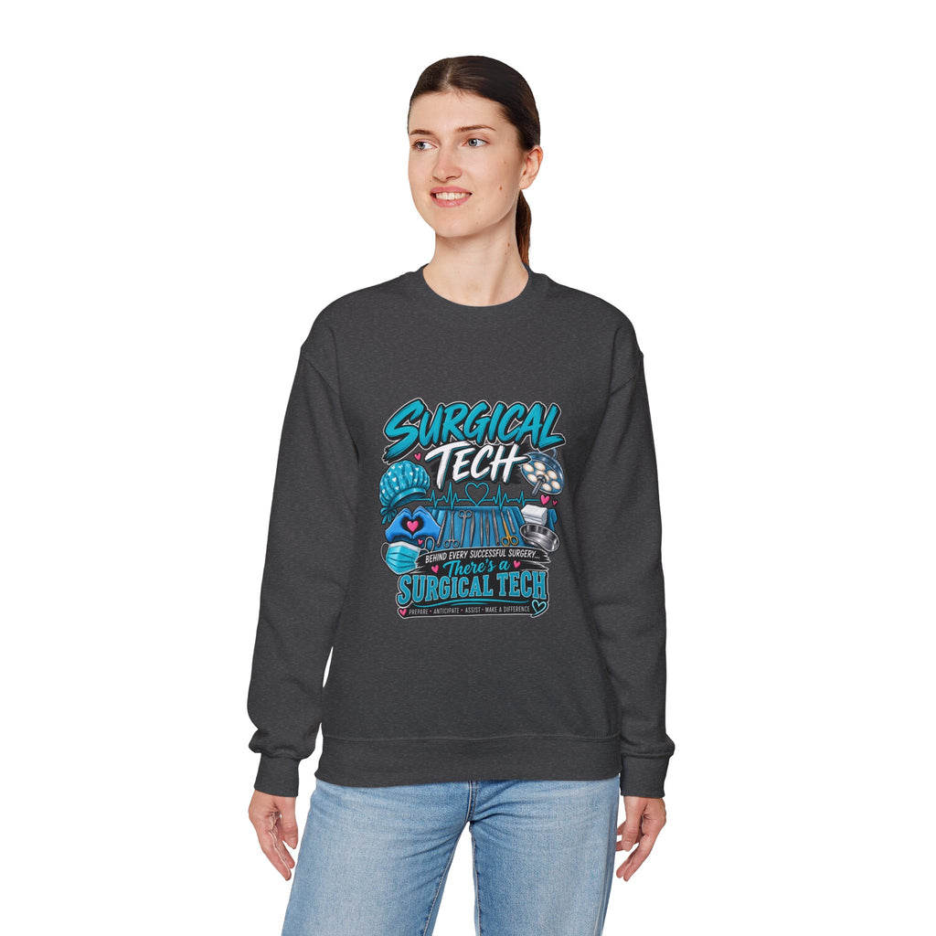 Surgical Tech Crewneck Sweatshirt – Proud Surgical Technician Graphic Sweater