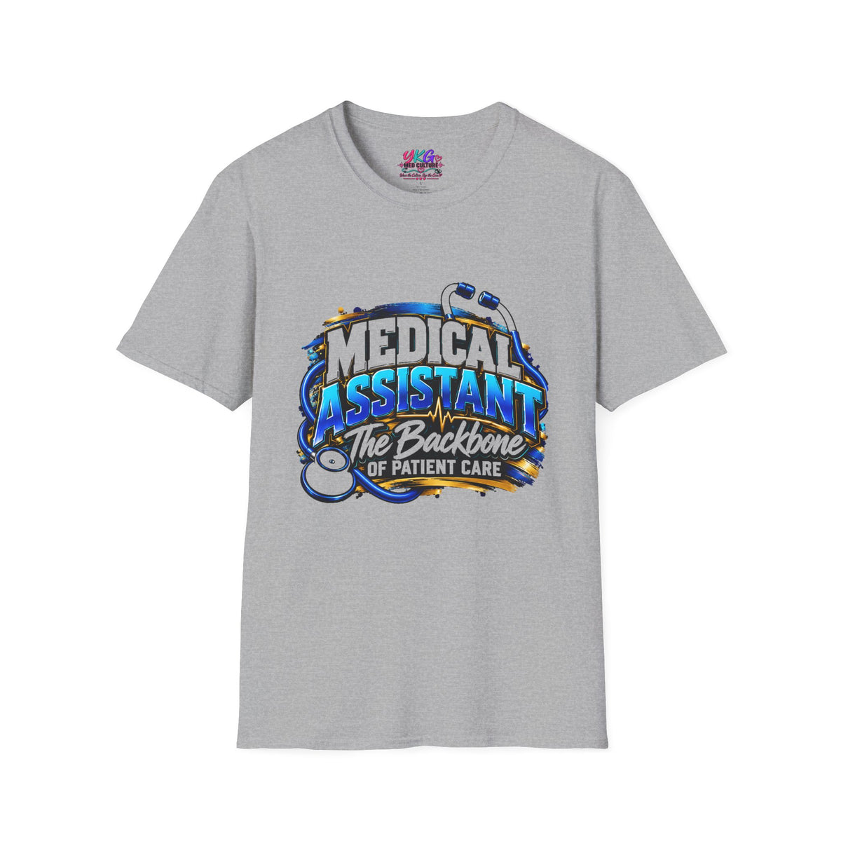 Medical Assistant T-Shirt — "The Backbone of Patient Care" Appreciation Tee