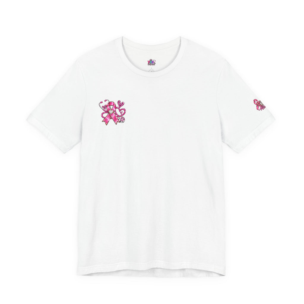 Hope Looks Good On Healthcare Workers T-Shirt — Breast Cancer Awareness Healthcare Tee
