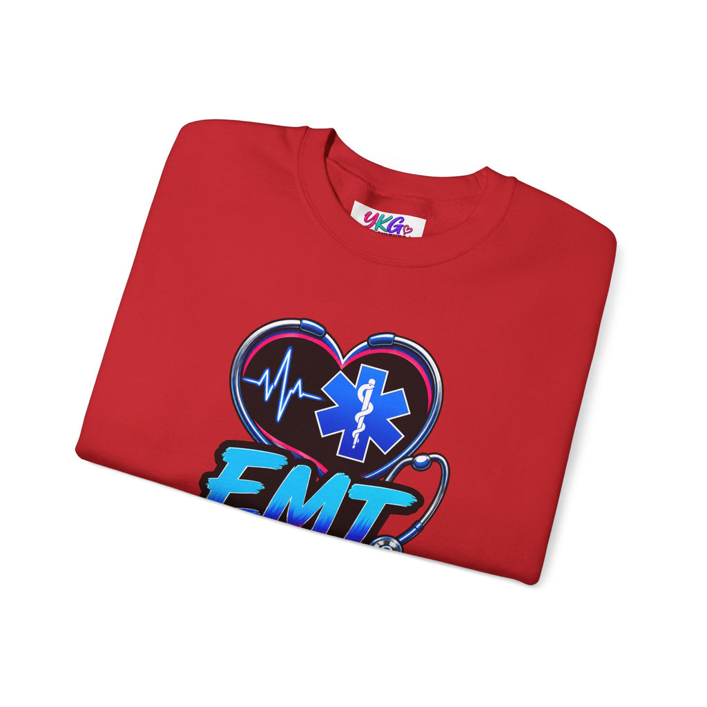 EMT Crewneck Sweatshirt — "Trained • Prepared • Ready to Respond" Paramedic Pullover