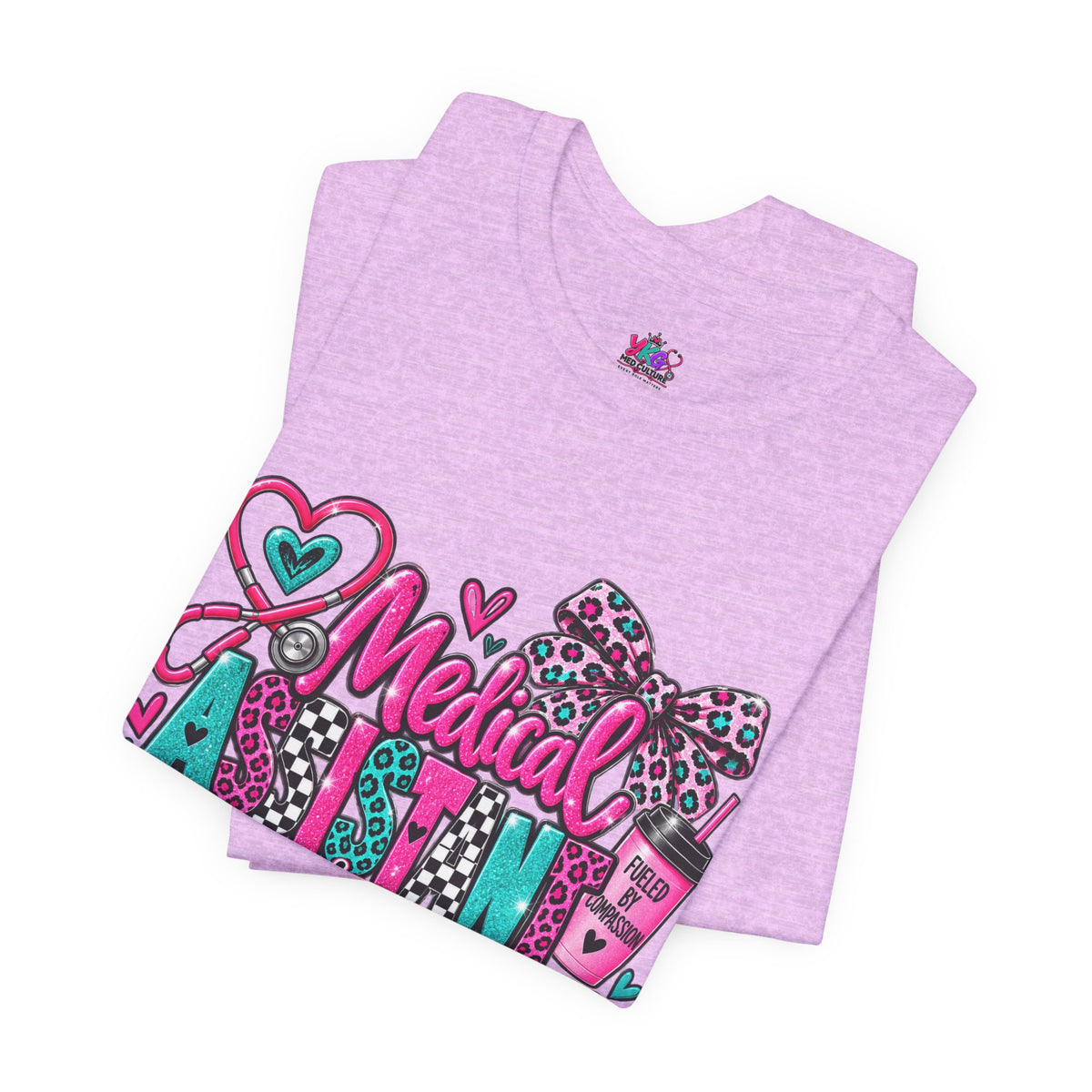 Medical Assistant Appreciation Week T‑Shirt – Cute Pink & Teal Appreciation Tee