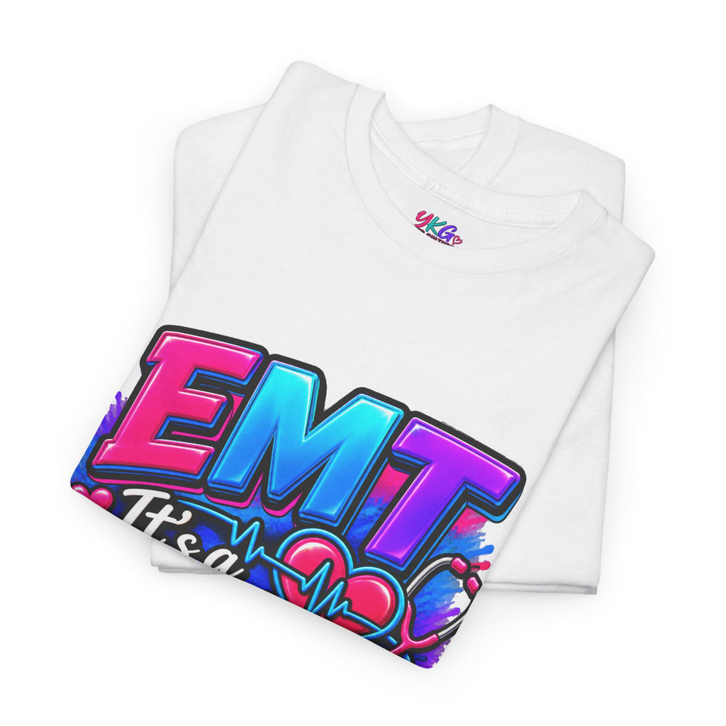 EMT T-Shirt — “It’s a Calling, Not Just a Job” Colorful EMS Tee