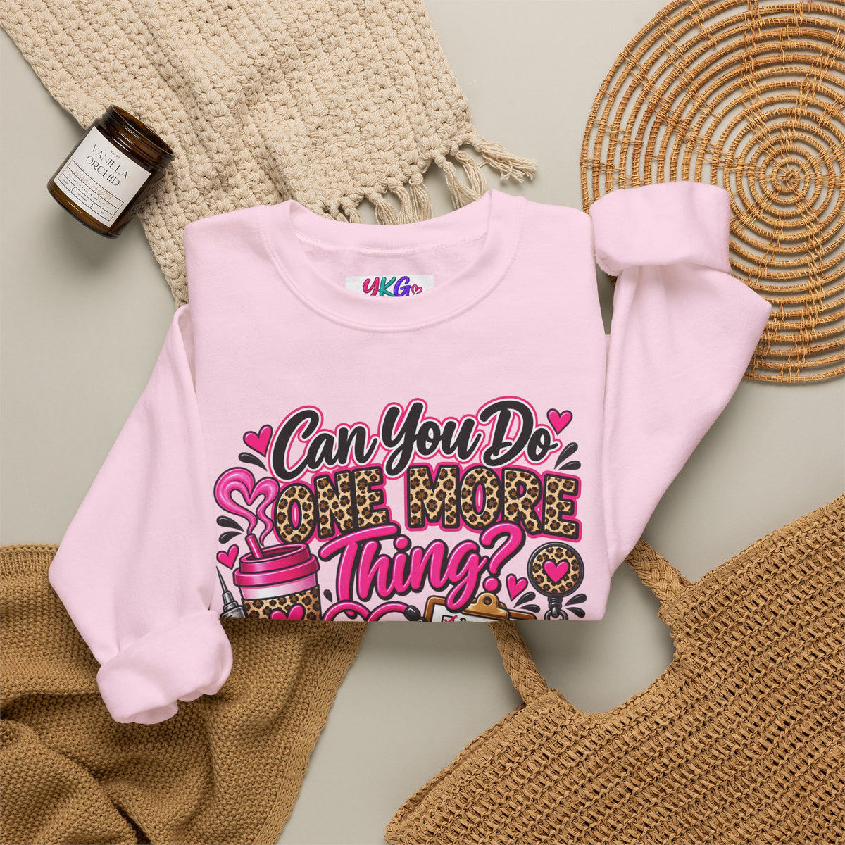 “Can You Do One More Thing? Is Basically My Job Description” Crewneck Sweatshirt