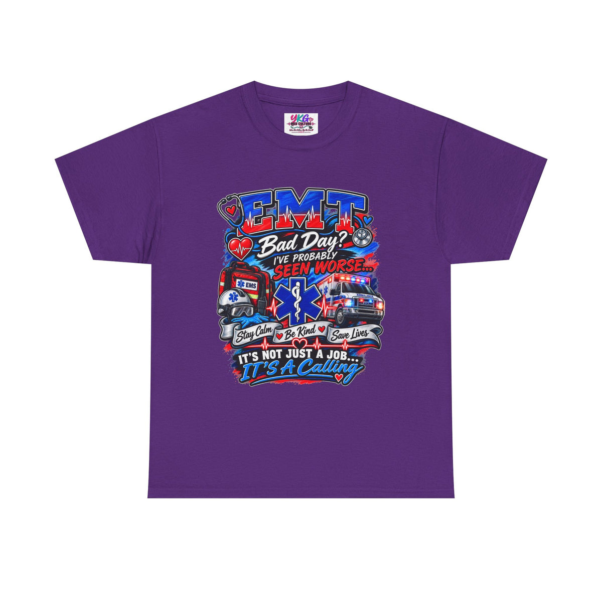 EMT Rescue Tee - "Bad Day? I've Probably Seen Worse" Paramedic Shirt