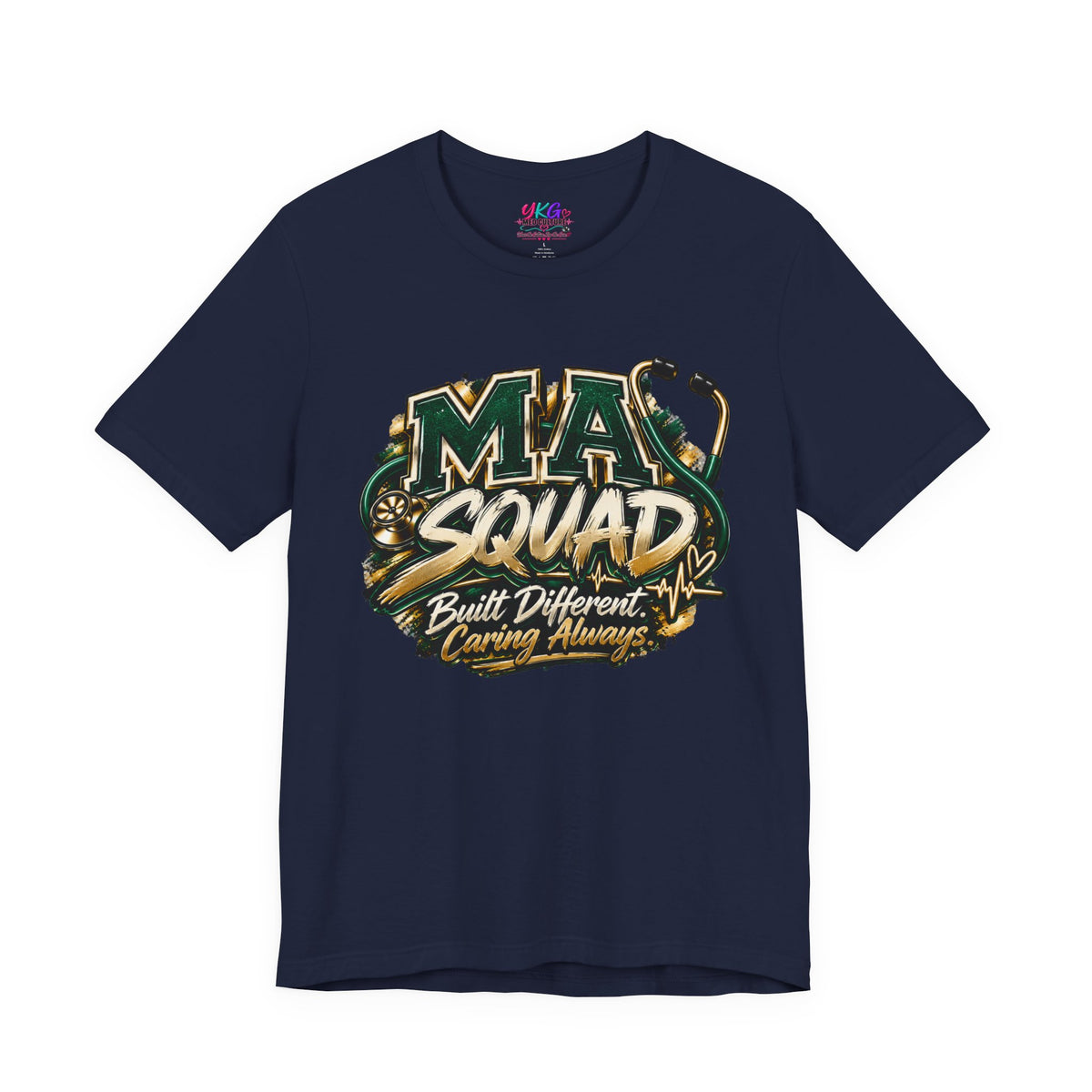 MA Squad 'Built Different' T‑Shirt — Thank You For Showing Up Graphic Tee