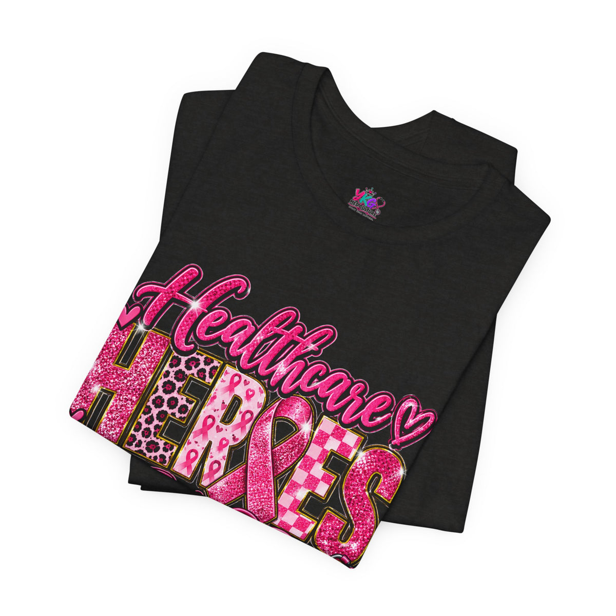Breast Cancer Awareness Healthcare Heroes Tee — "Together We Fight" Pink Ribbon Shirt