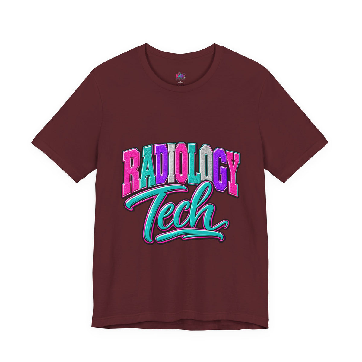 Radiology Tech T‑Shirt — Retro Neon Radiologic Technologist Tee