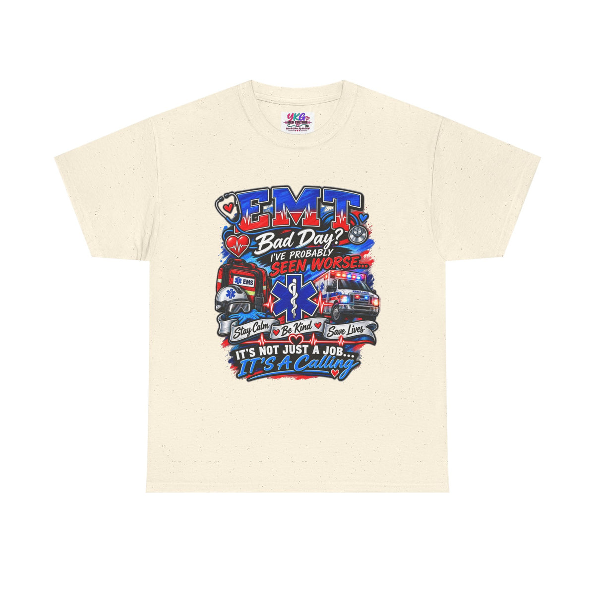 EMT Rescue Tee - "Bad Day? I've Probably Seen Worse" Paramedic Shirt