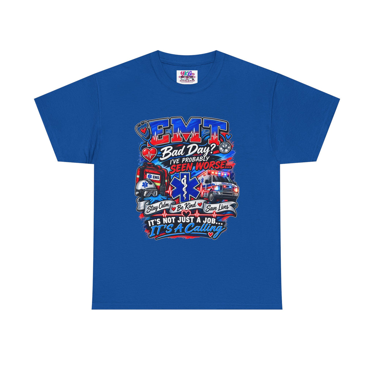 EMT Rescue Tee - "Bad Day? I've Probably Seen Worse" Paramedic Shirt