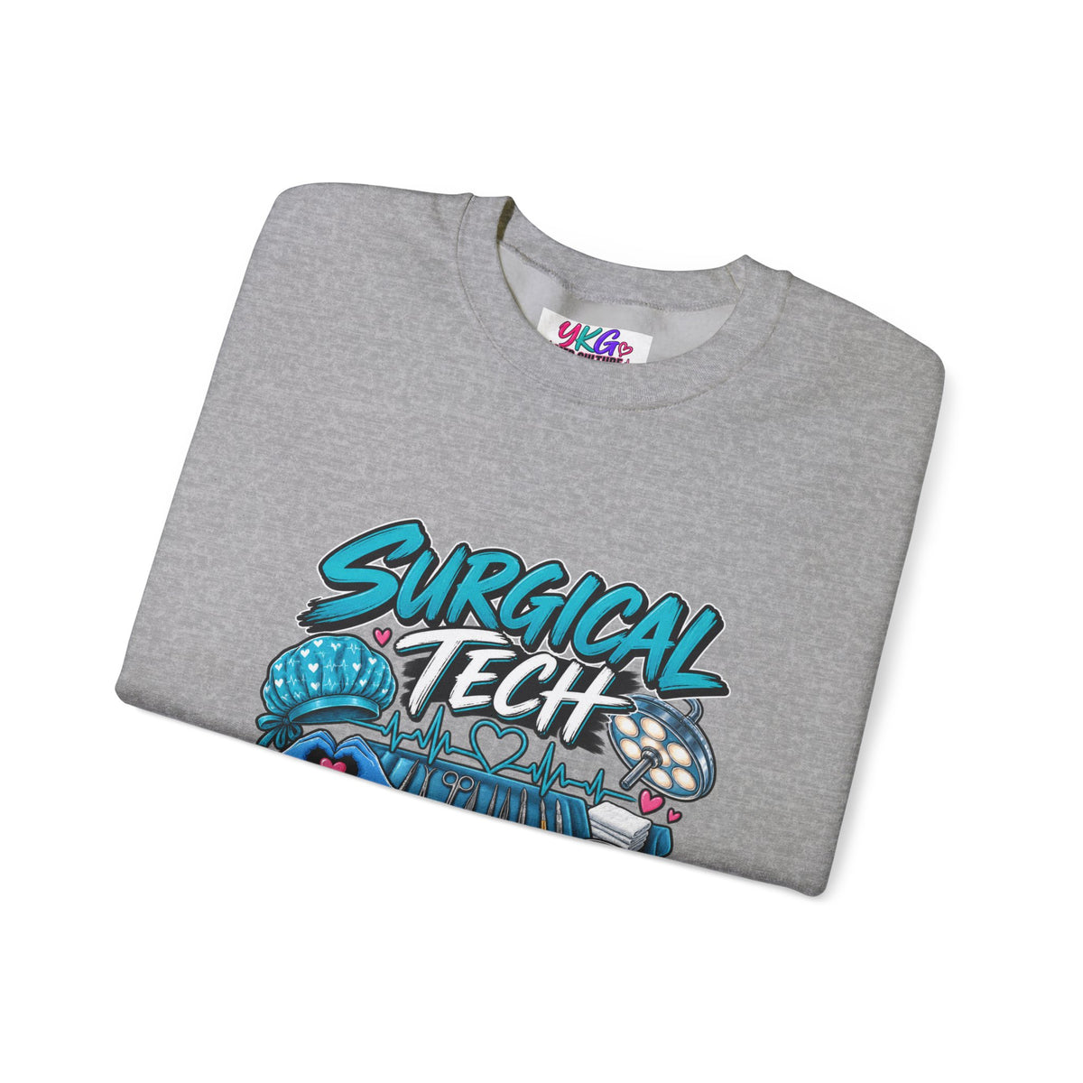 Surgical Tech Crewneck Sweatshirt – Proud Surgical Technician Graphic Sweater