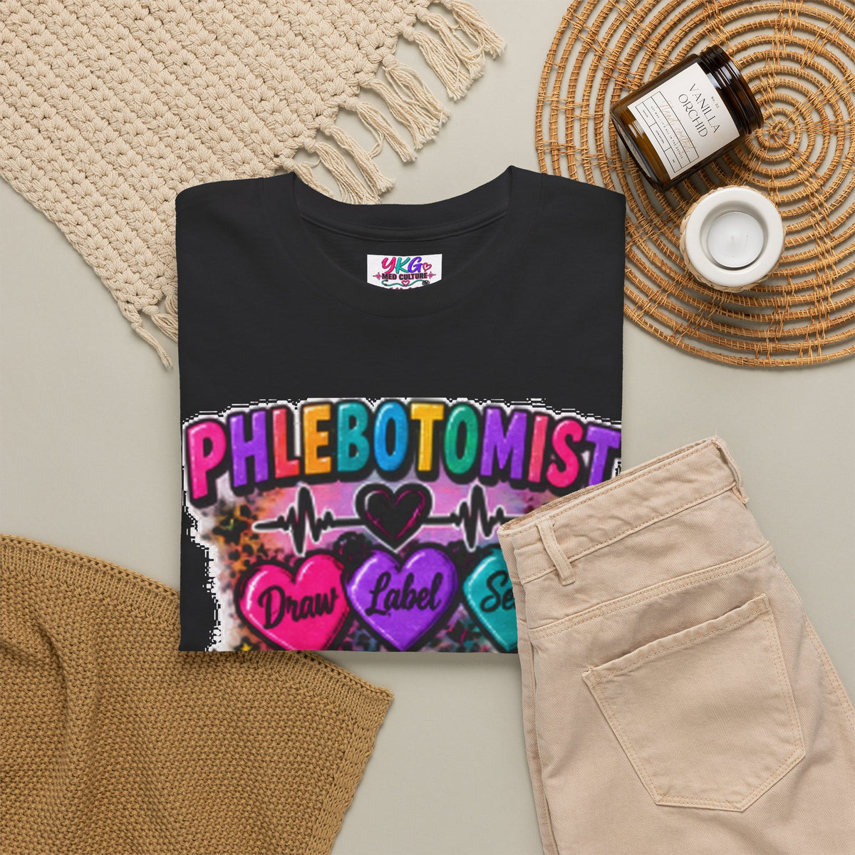 Phlebotomist Make a Difference Tee — Heartbeat & ‘Dream Love Send’ Graphic Shirt