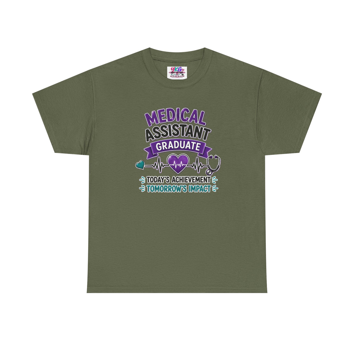 Medical Assistant Graduate T-Shirt — "Today's Achievement, Tomorrow's Impact"