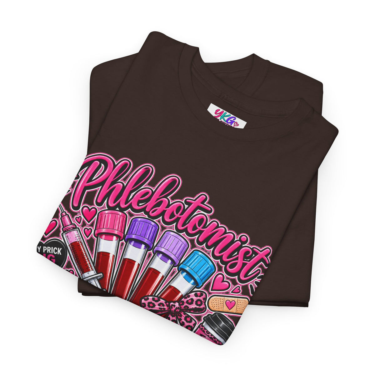 Phlebotomist Vampire T-Shirt – 'Professional Vampire but Make It Medical' Cute Medical Worker Tee