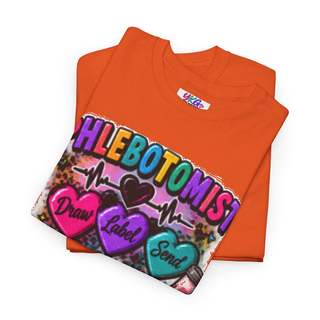 Phlebotomist Make a Difference Tee — Heartbeat & ‘Dream Love Send’ Graphic Shirt