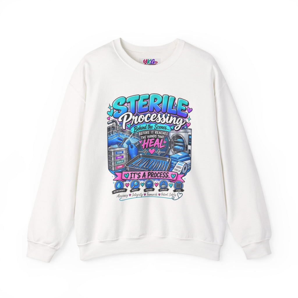 Sterile Processing Crewneck Sweatshirt — Behind the Scenes