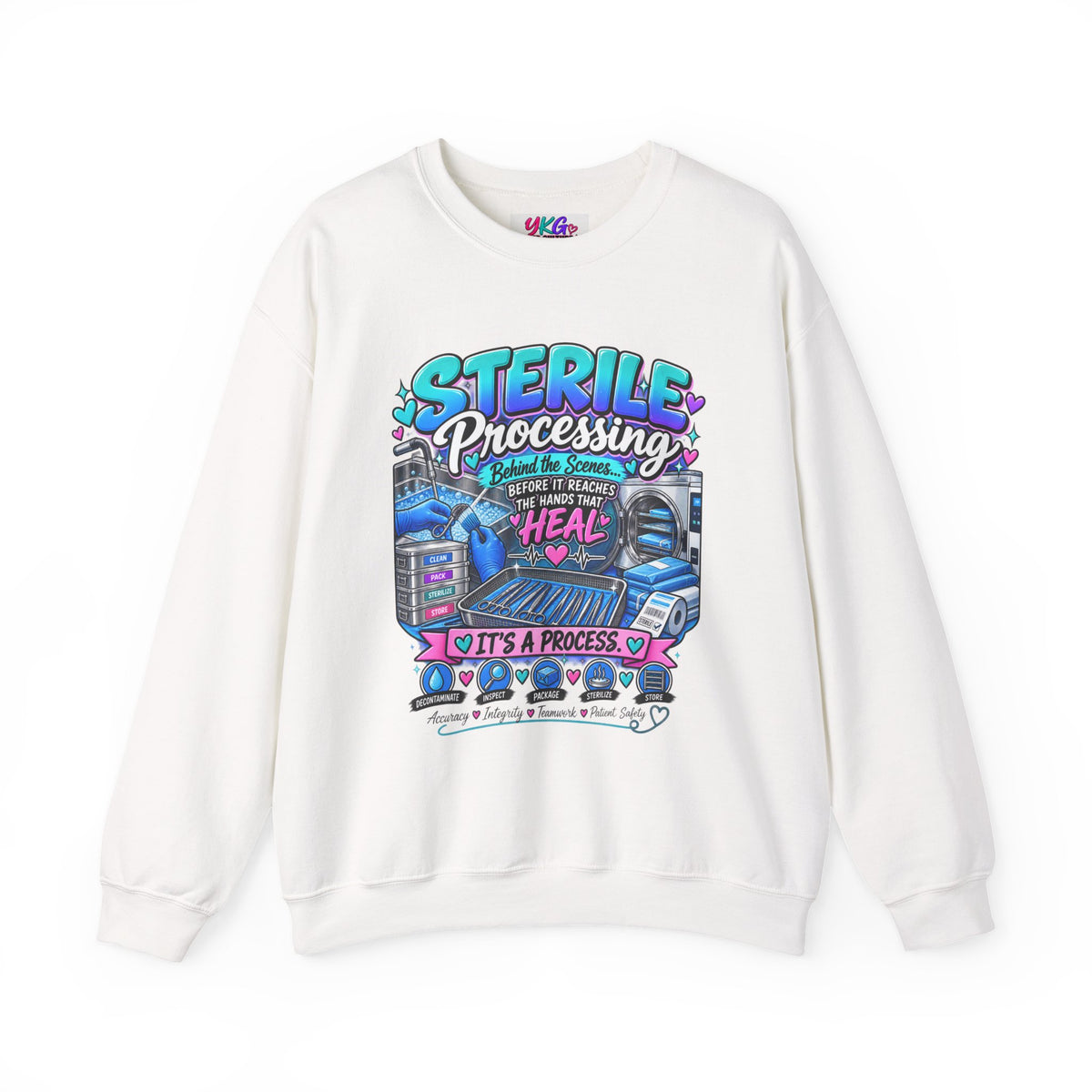 Sterile Processing Crewneck Sweatshirt — Behind the Scenes