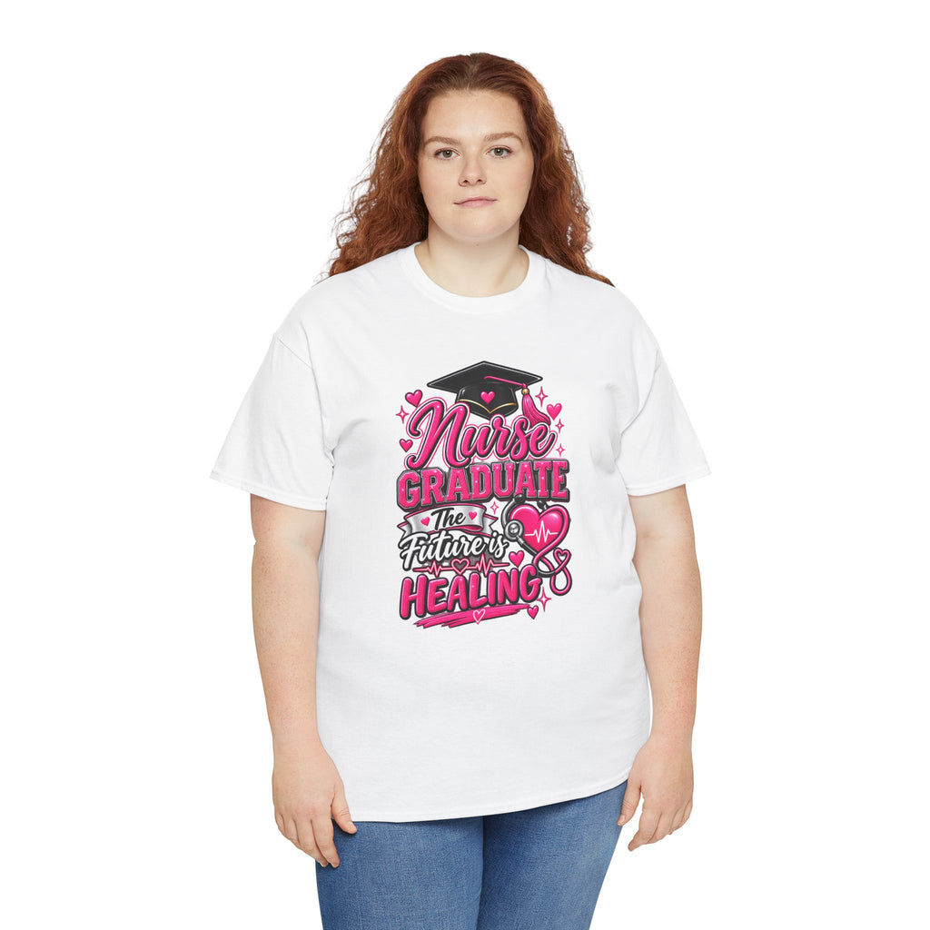 Nurse Graduate Tee – “The Future’s Healing” Graduation Nurse Shirt