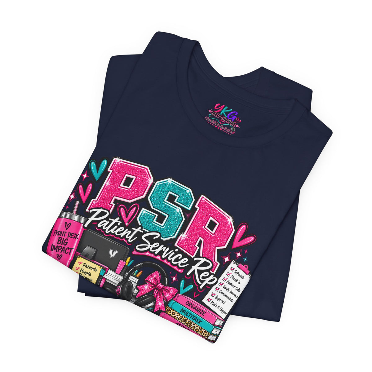 Patient Service Rep T‑Shirt — "More Than a Front Desk" Medical Receptionist Tee