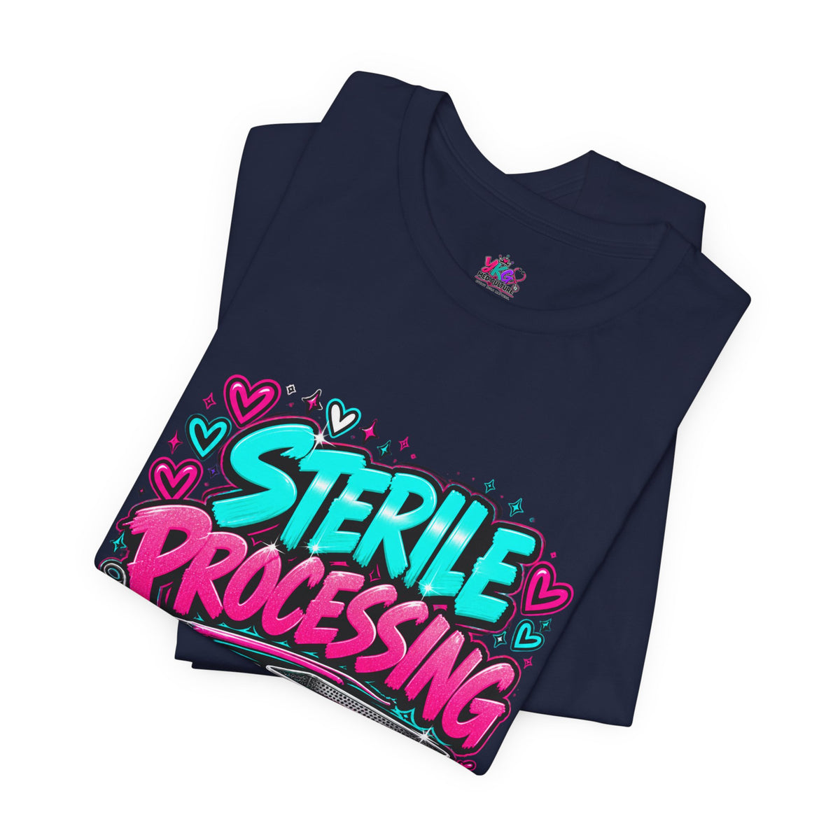 Sterile Processing Technician T-Shirt — Clean • Prepare • Pack • Sterilize Graphic Tee