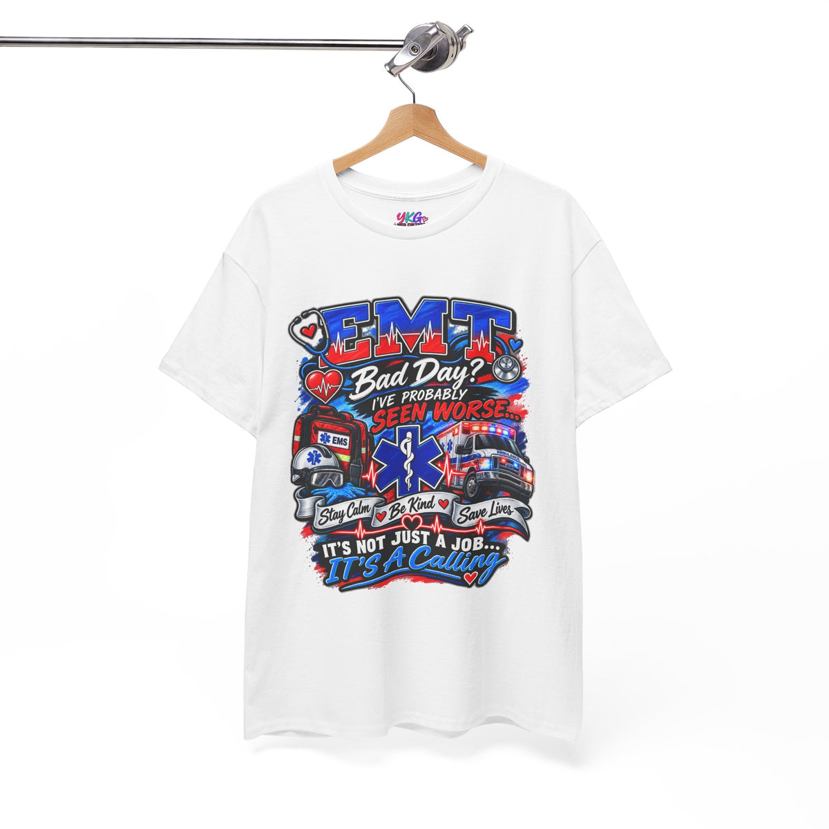 EMT Rescue Tee - "Bad Day? I've Probably Seen Worse" Paramedic Shirt