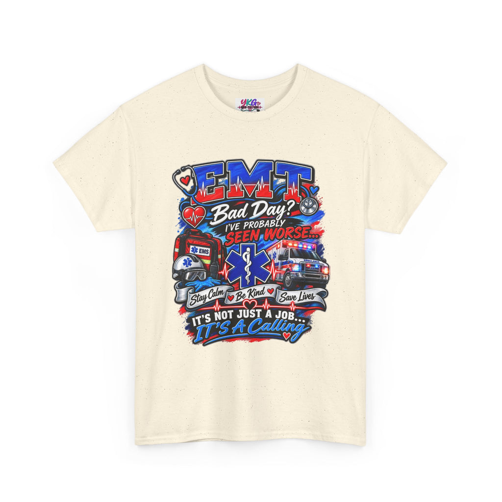 EMT Rescue Tee - "Bad Day? I've Probably Seen Worse" Paramedic Shirt