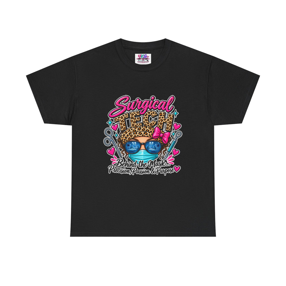 Surgical Tech T-Shirt — Behind the Mask: Precision, Passion & Purpose