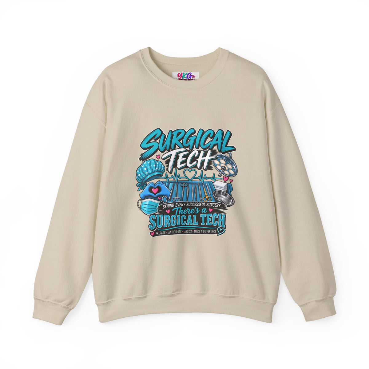 Surgical Tech Crewneck Sweatshirt – Proud Surgical Technician Graphic Sweater