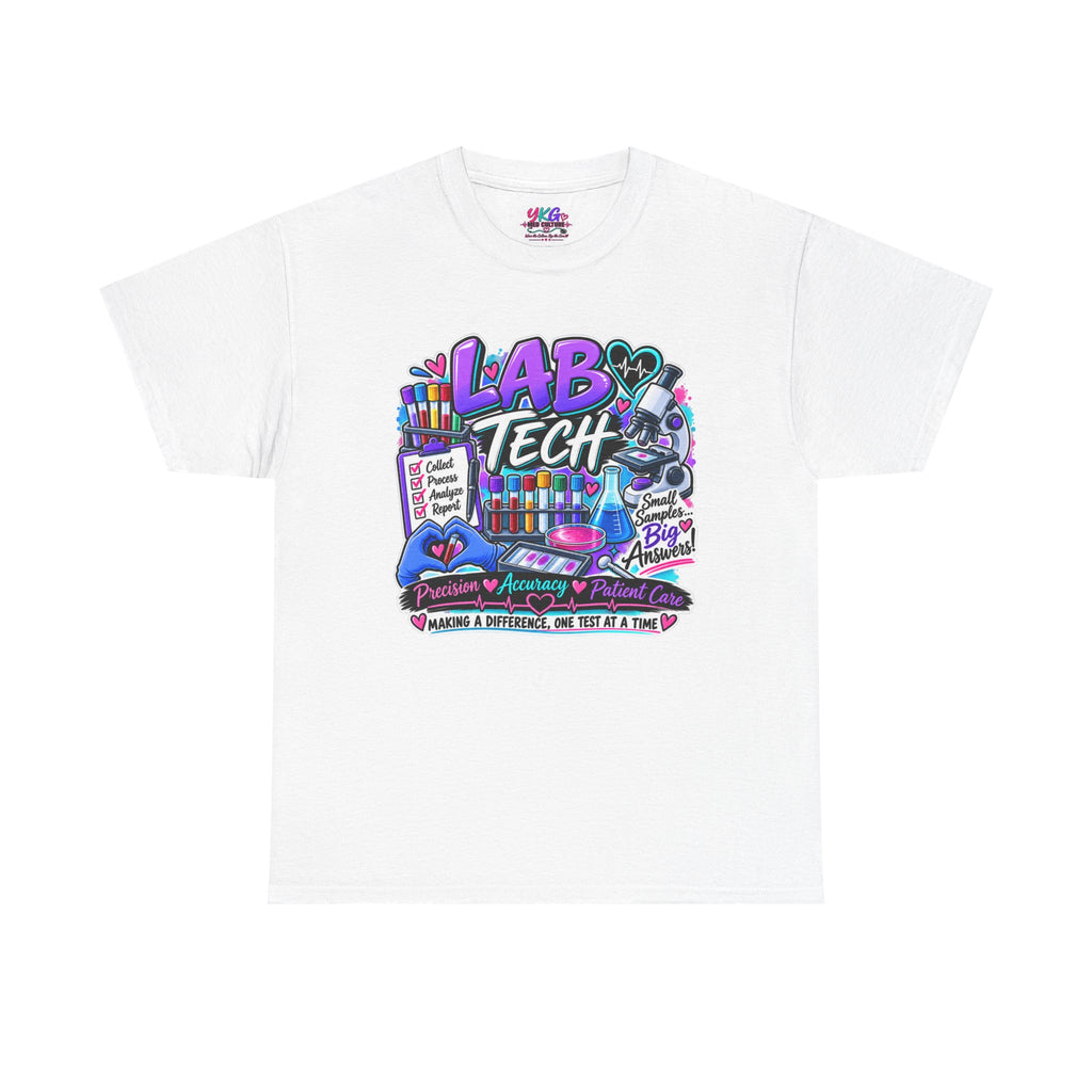 Lab Tech Graphic Tee — Funny Laboratory Technician Shirt